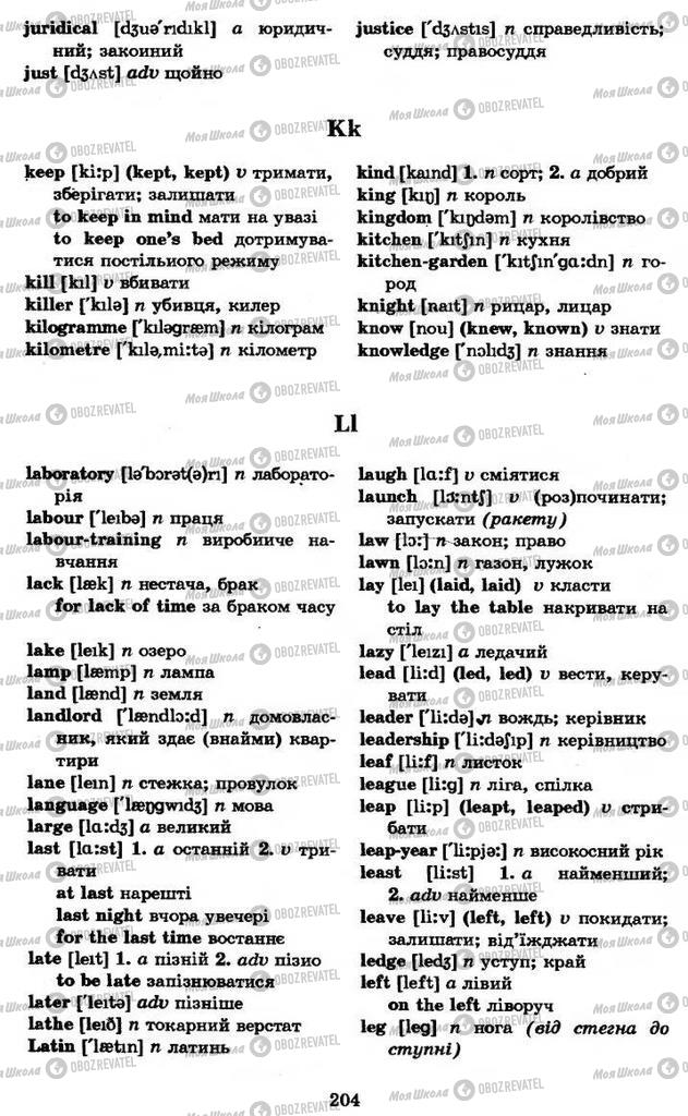 Підручники Англійська мова 11 клас сторінка 204