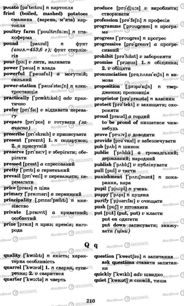 Підручники Англійська мова 11 клас сторінка 210