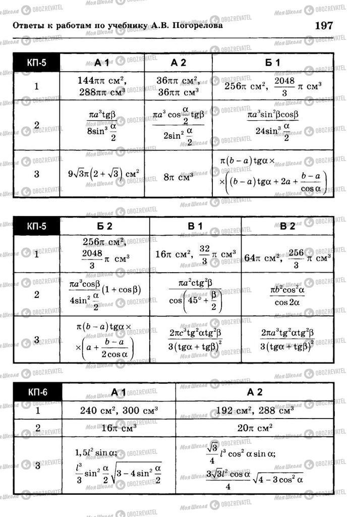 Учебники Геометрия 11 класс страница 197