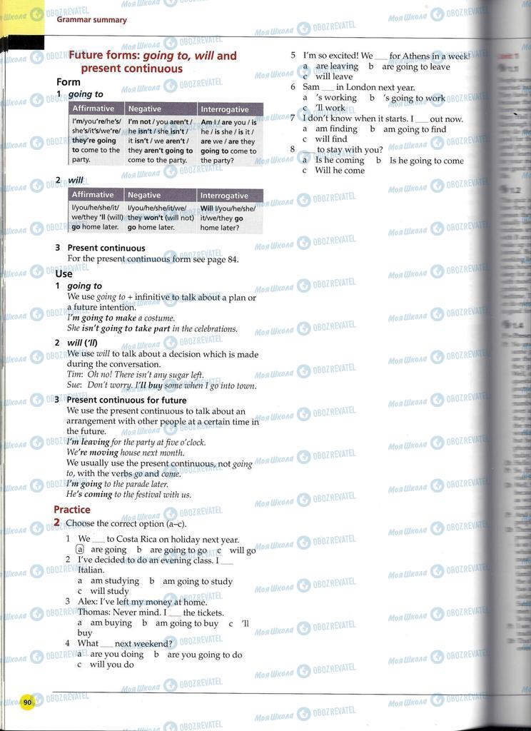 Підручники Англійська мова 11 клас сторінка 90