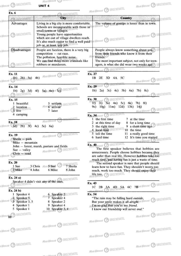 Підручники Англійська мова 11 клас сторінка 88