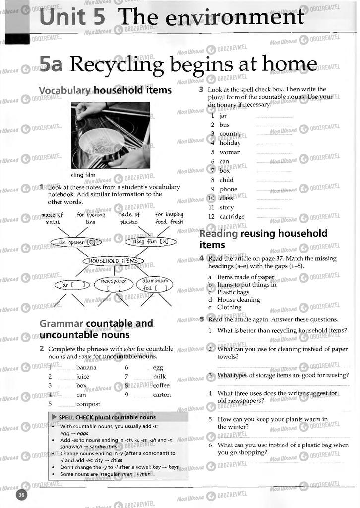 Учебники Английский язык 11 класс страница  36