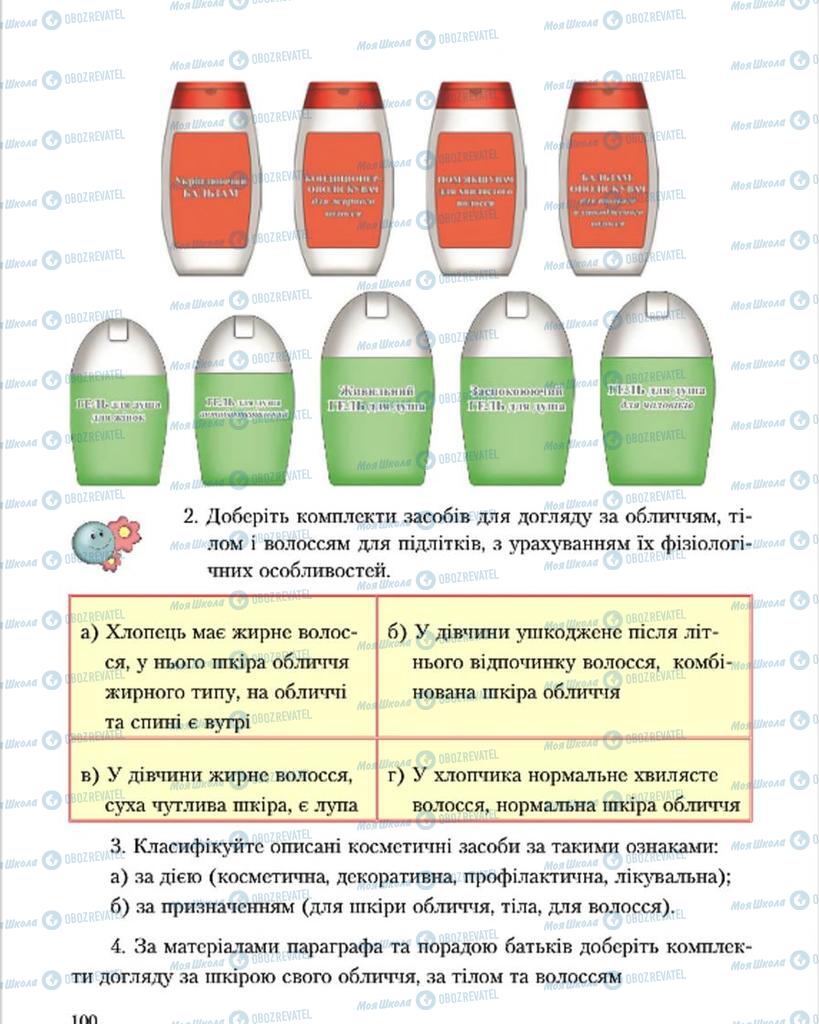 Учебники Основы здоровья 7 класс страница 100