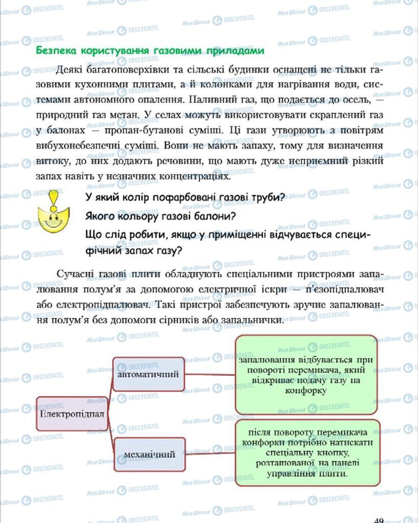 Підручники Основи здоров'я 7 клас сторінка 49