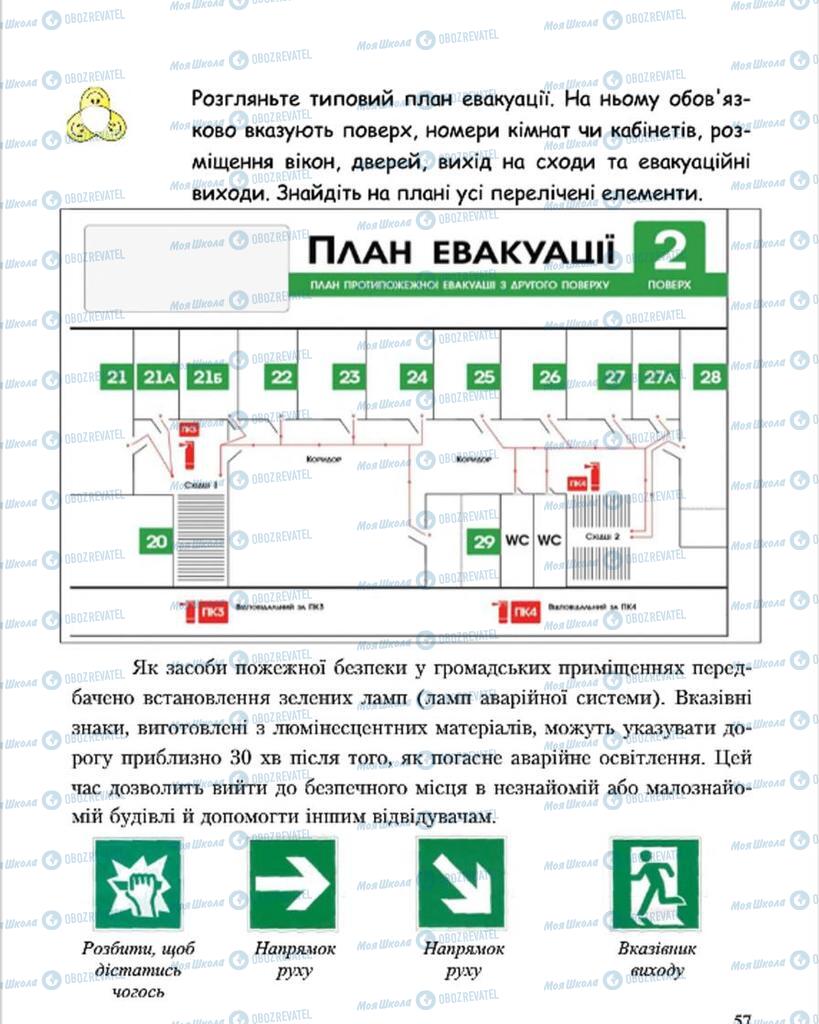 Підручники Основи здоров'я 7 клас сторінка 57