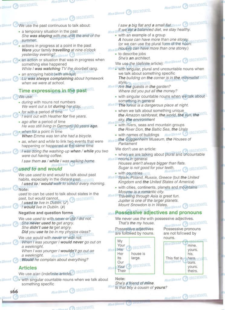 Учебники Английский язык 11 класс страница 166