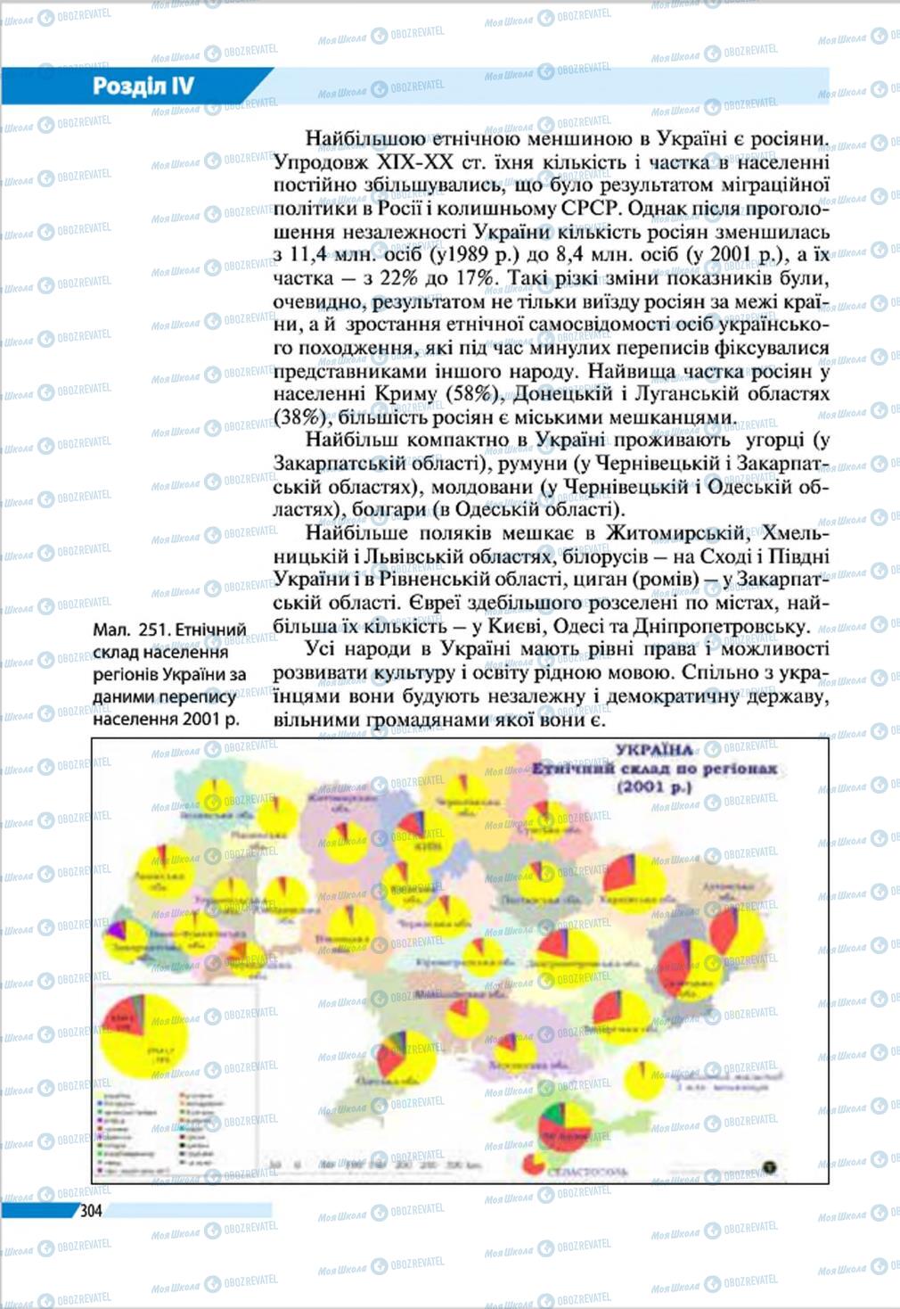 Учебники География 8 класс страница 304