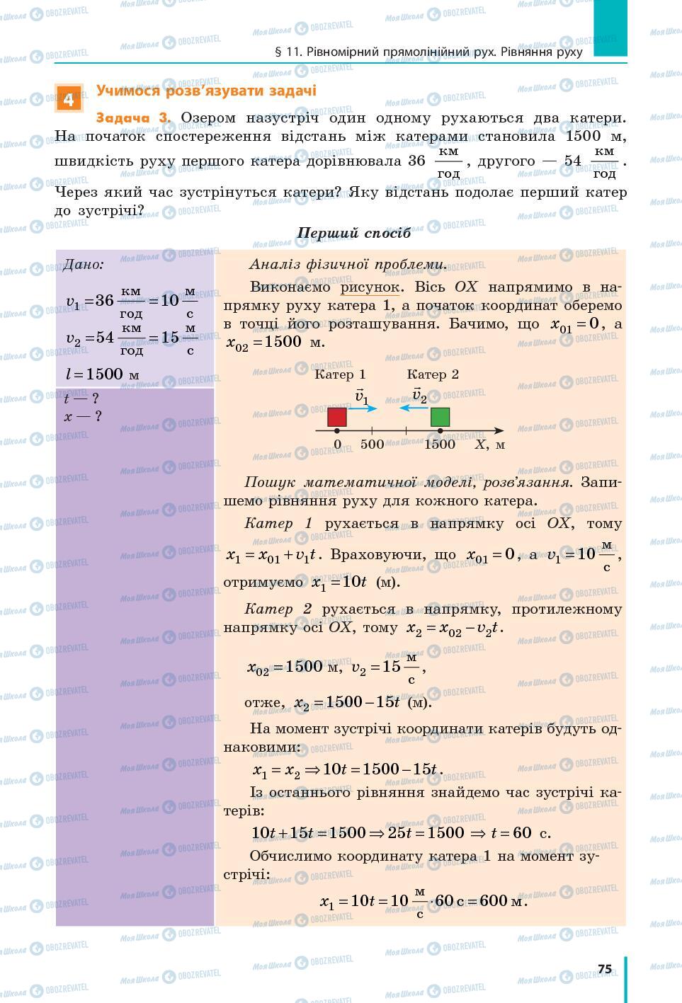 Підручники Фізика 7 клас сторінка 75