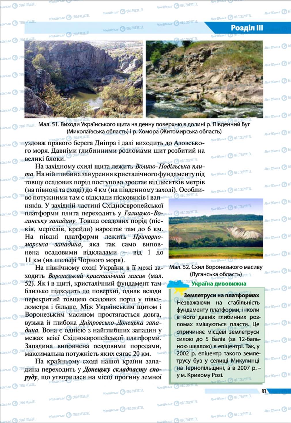 Підручники Географія 8 клас сторінка 83