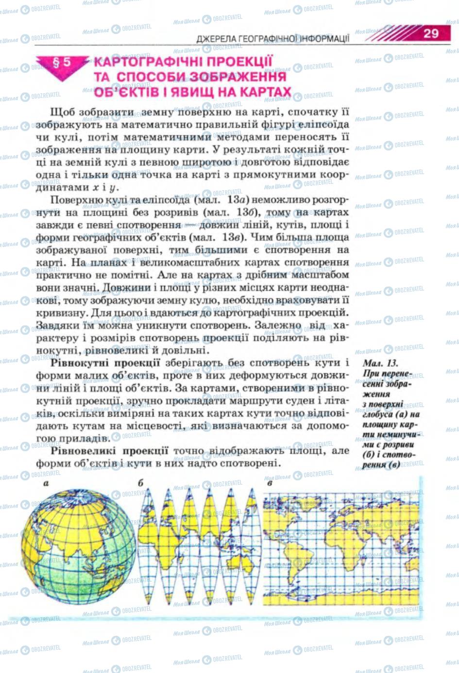 Підручники Географія 8 клас сторінка 29