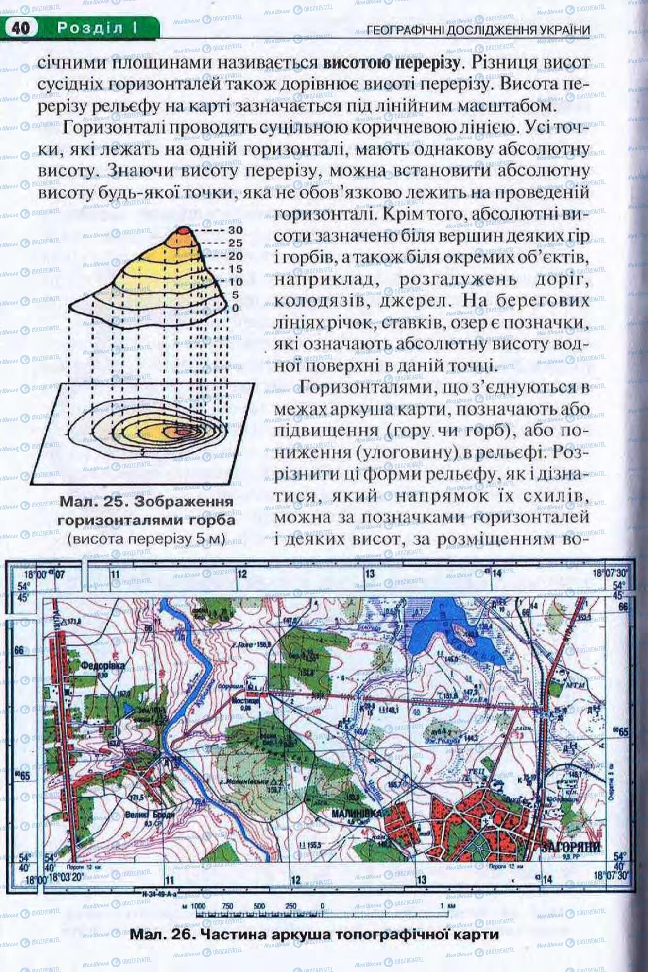 Підручники Географія 8 клас сторінка 40