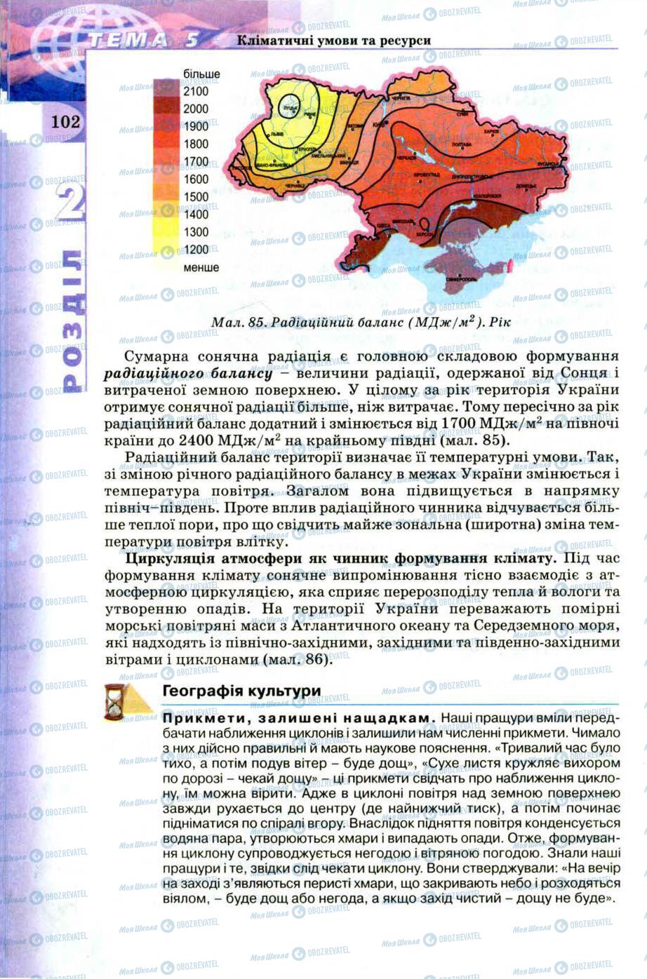 Учебники География 8 класс страница 102