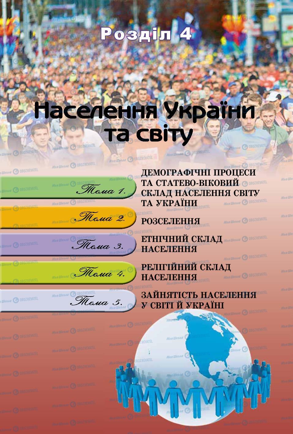 Підручники Географія 8 клас сторінка  199