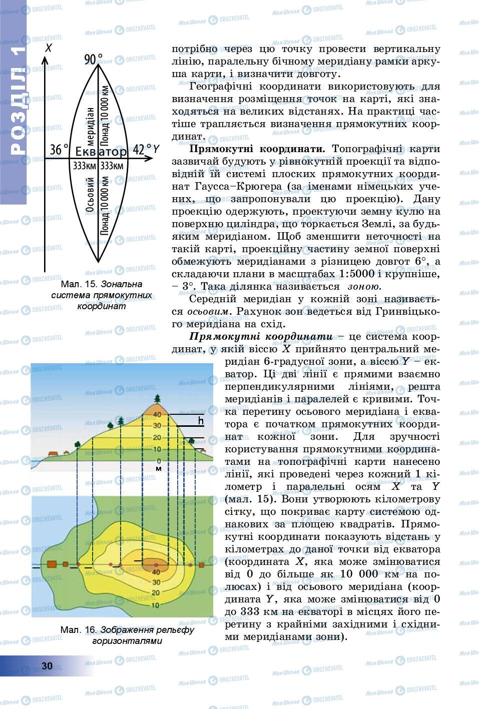 Підручники Географія 8 клас сторінка 30