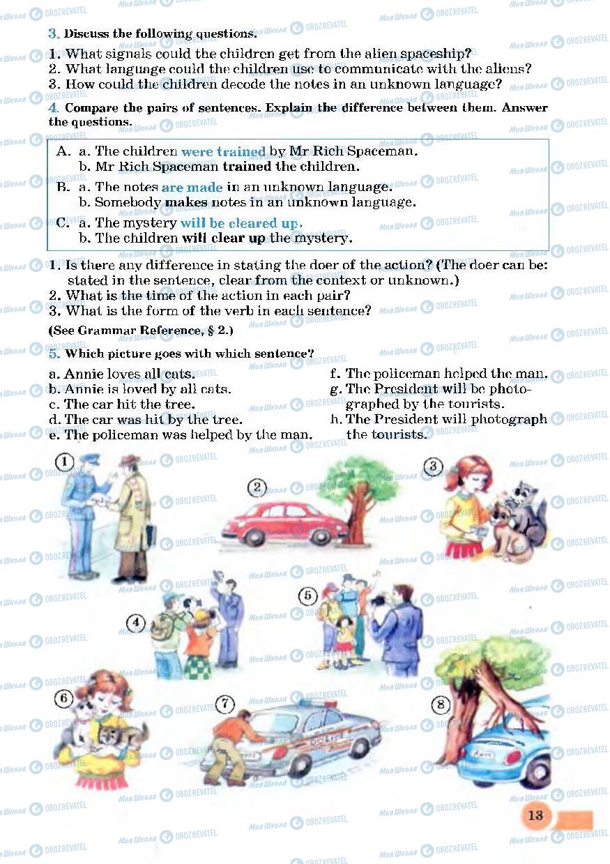 Підручники Англійська мова 7 клас сторінка 13