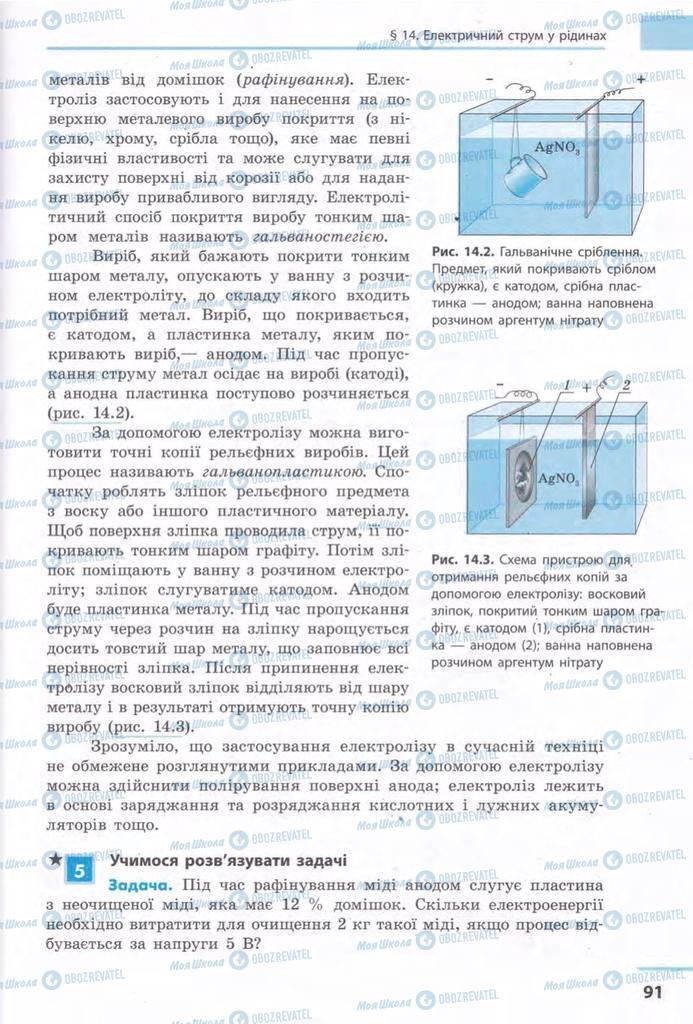 Підручники Фізика 11 клас сторінка 91