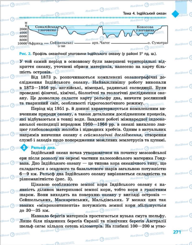 Підручники Географія 7 клас сторінка 271