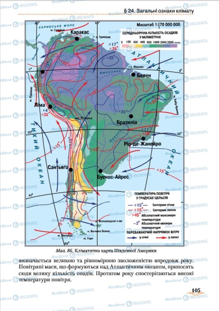 Учебники География 7 класс страница 105