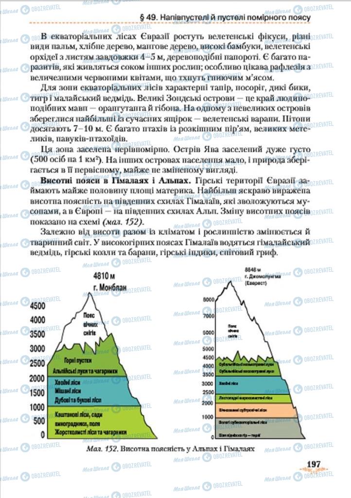 Учебники География 7 класс страница 197