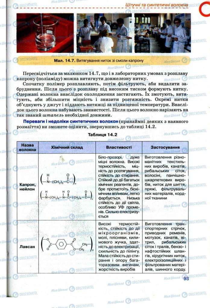 Підручники Хімія 11 клас сторінка 93