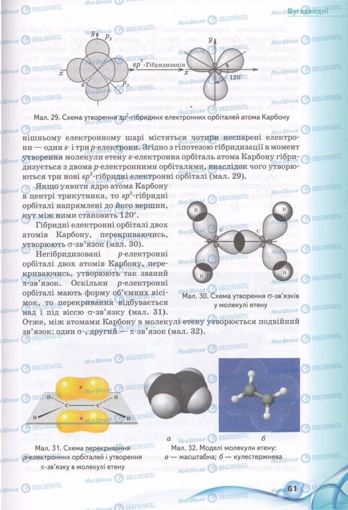 Підручники Хімія 11 клас сторінка 61
