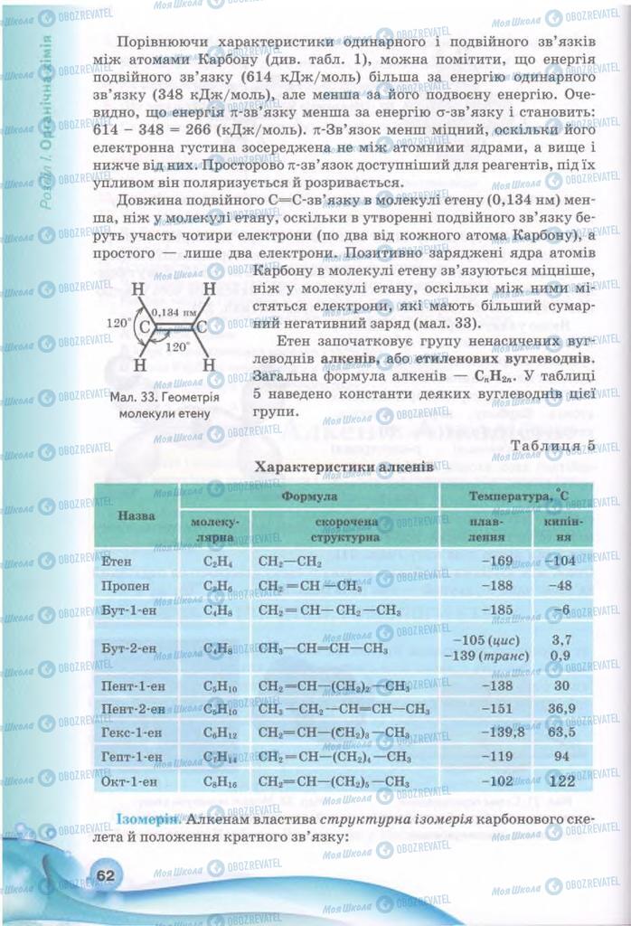 Учебники Химия 11 класс страница 62