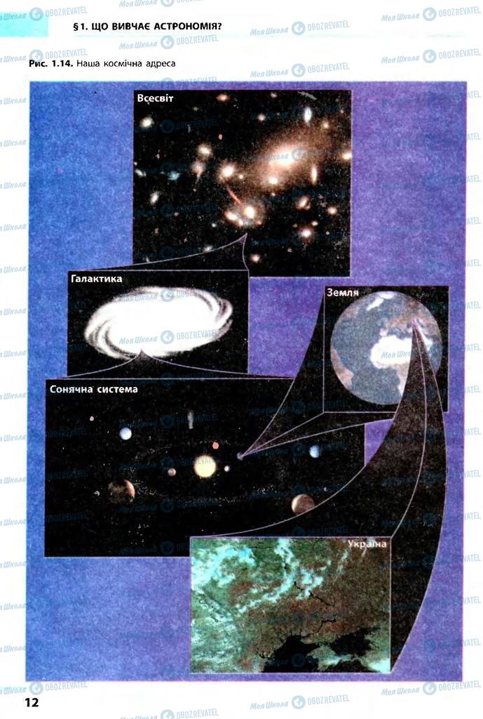 Учебники Астрономия 11 класс страница 12
