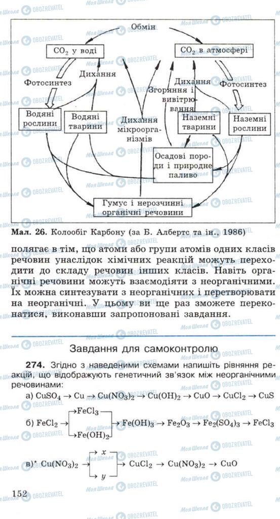 Підручники Хімія 11 клас сторінка 152