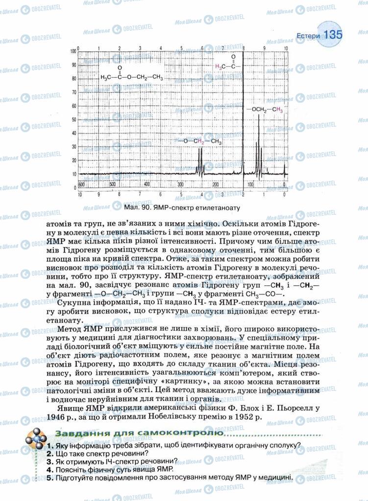 Підручники Хімія 11 клас сторінка 135