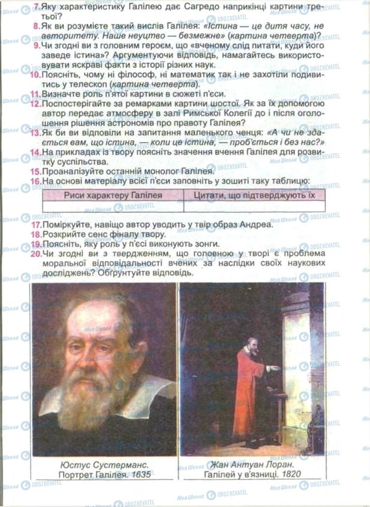 Підручники Зарубіжна література 11 клас сторінка 95