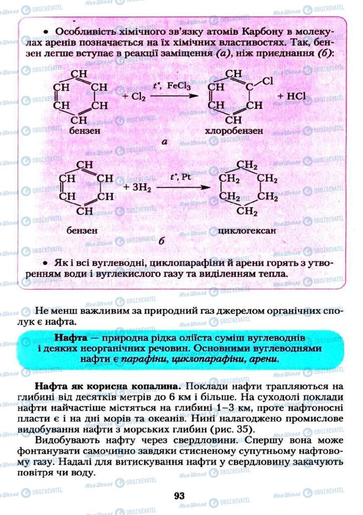 Підручники Хімія 11 клас сторінка  93