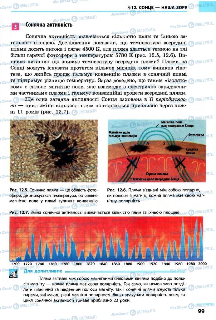 Підручники Астрономія 11 клас сторінка 99