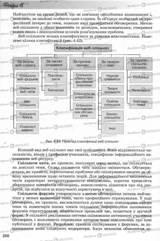 Учебники Информатика 11 класс страница 266