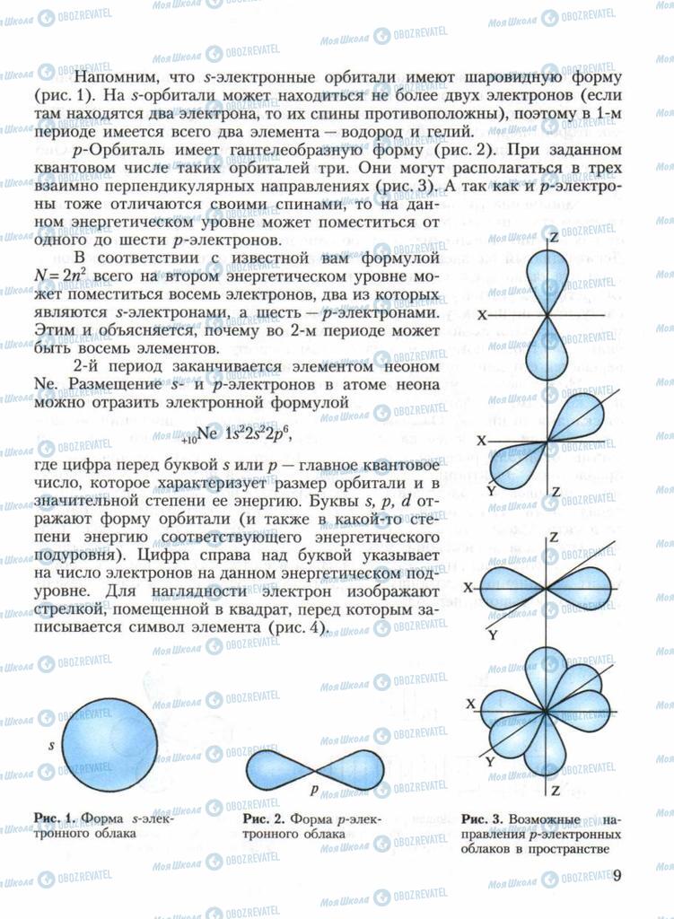 Підручники Хімія 11 клас сторінка 9