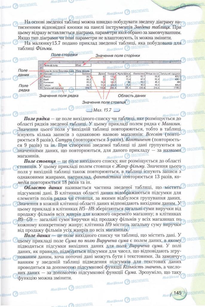 Учебники Информатика 11 класс страница 145