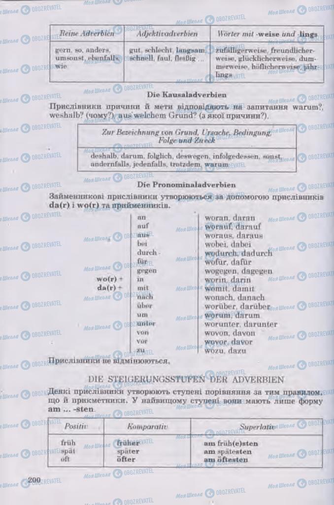 Підручники Німецька мова 11 клас сторінка 200