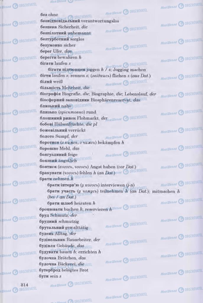 Учебники Немецкий язык 11 класс страница 314