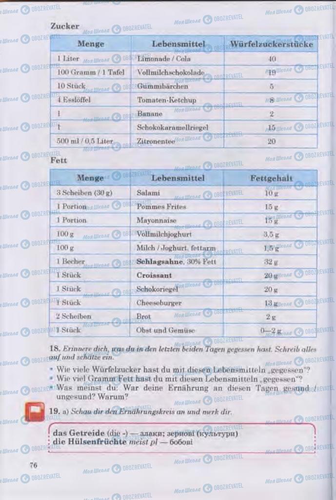 Підручники Німецька мова 11 клас сторінка 76