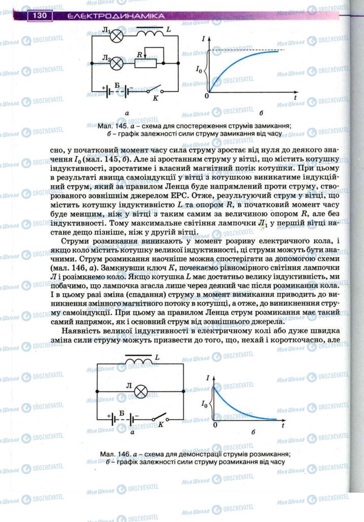 Підручники Фізика 11 клас сторінка 130