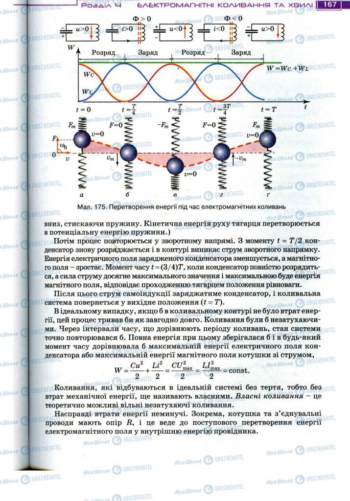 Учебники Физика 11 класс страница 167