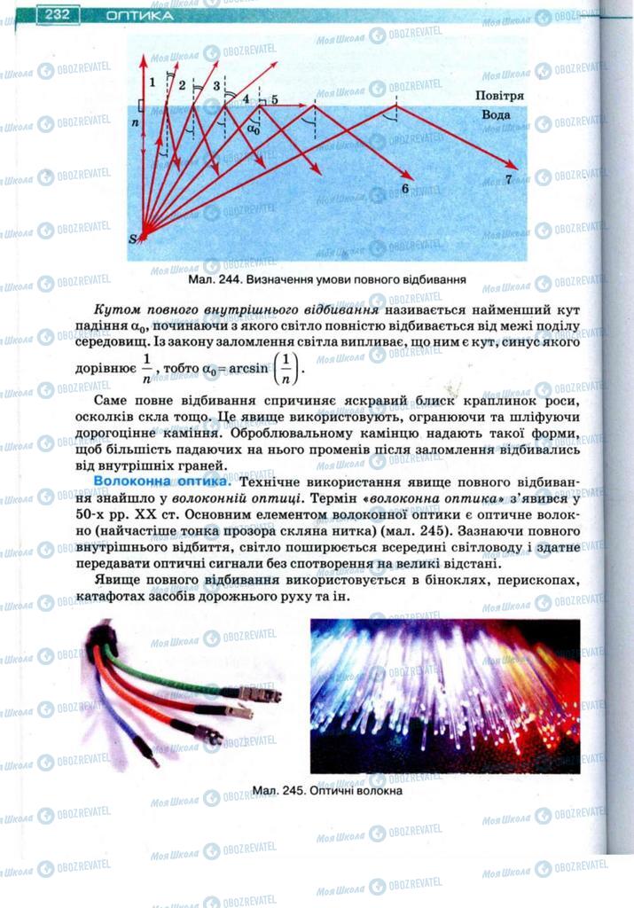 Підручники Фізика 11 клас сторінка 232