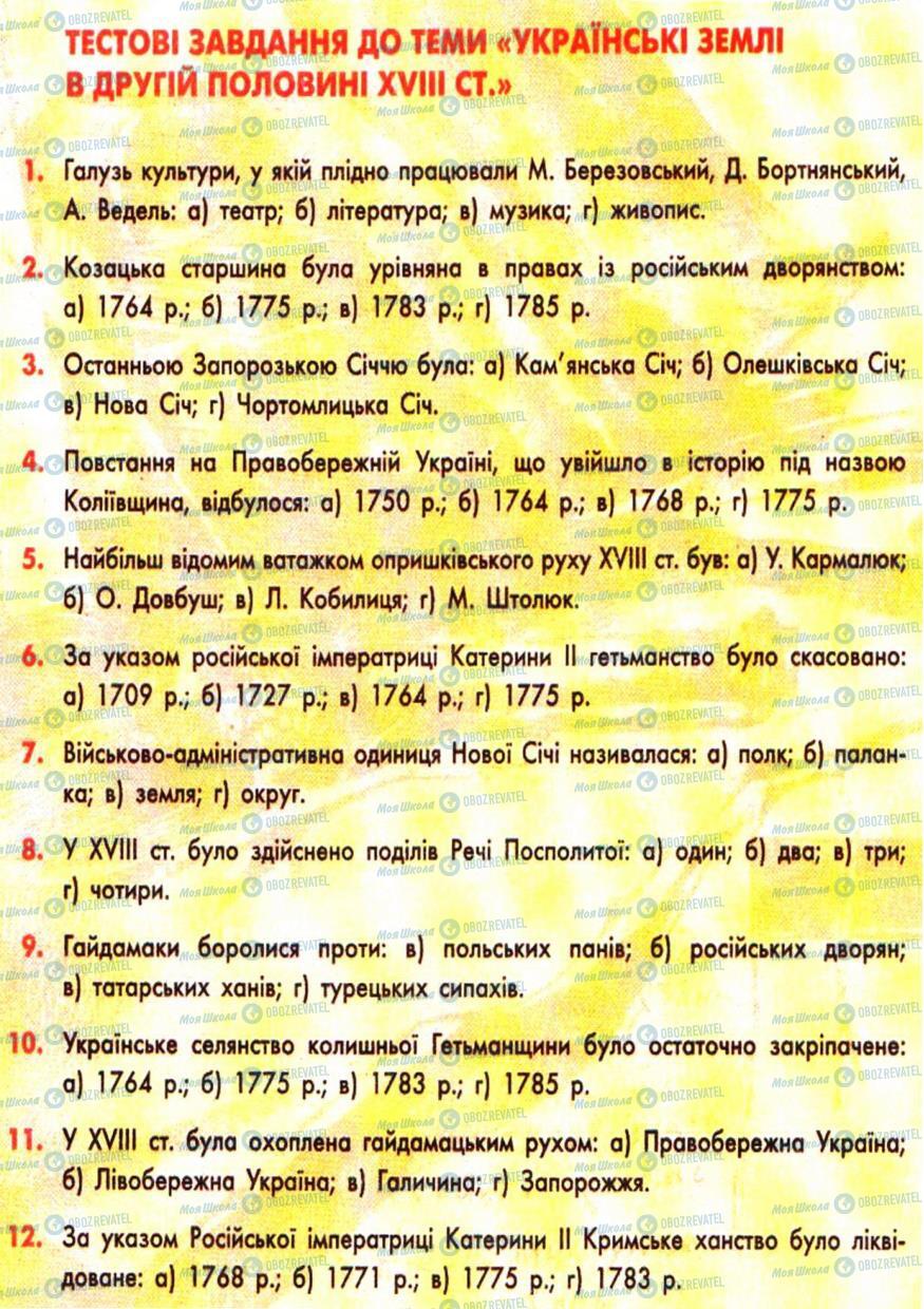 Підручники Історія України 8 клас сторінка  251