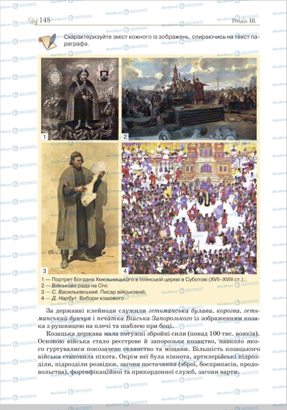 Учебники История Украины 8 класс страница 148