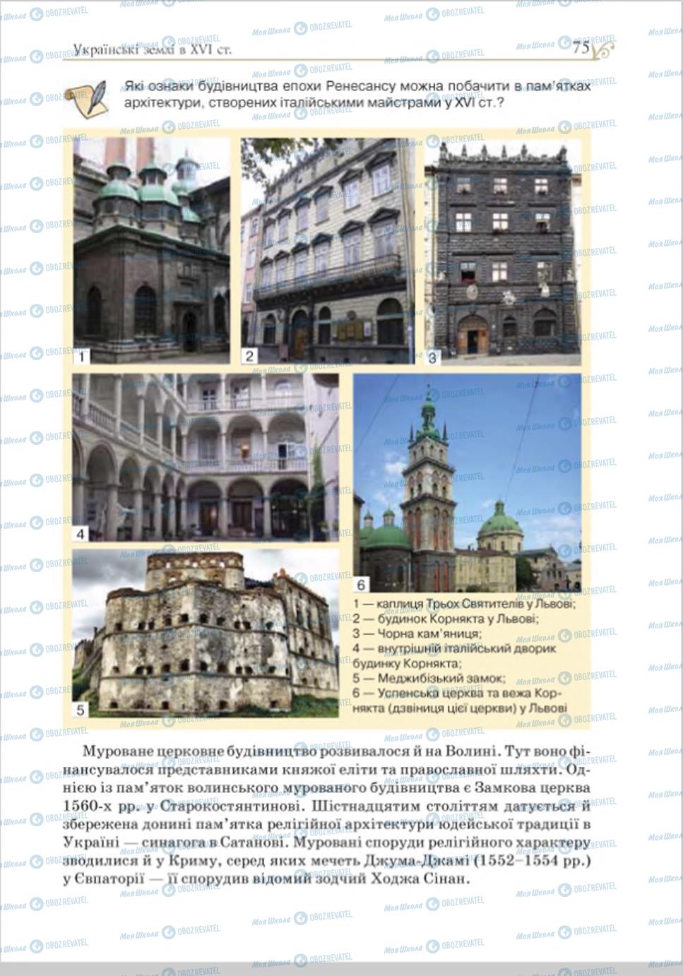 Підручники Історія України 8 клас сторінка 75