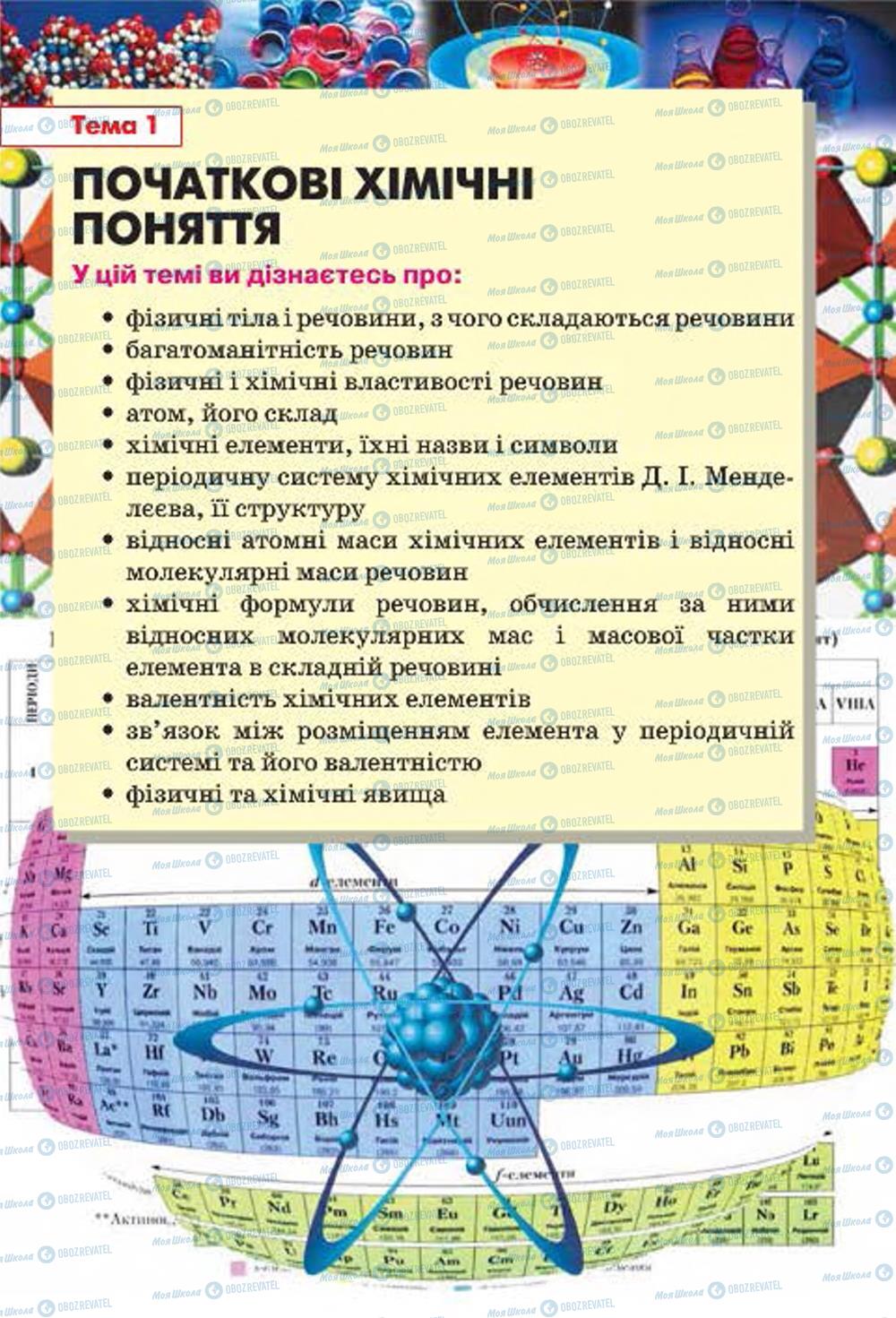 Підручники Хімія 7 клас сторінка 29