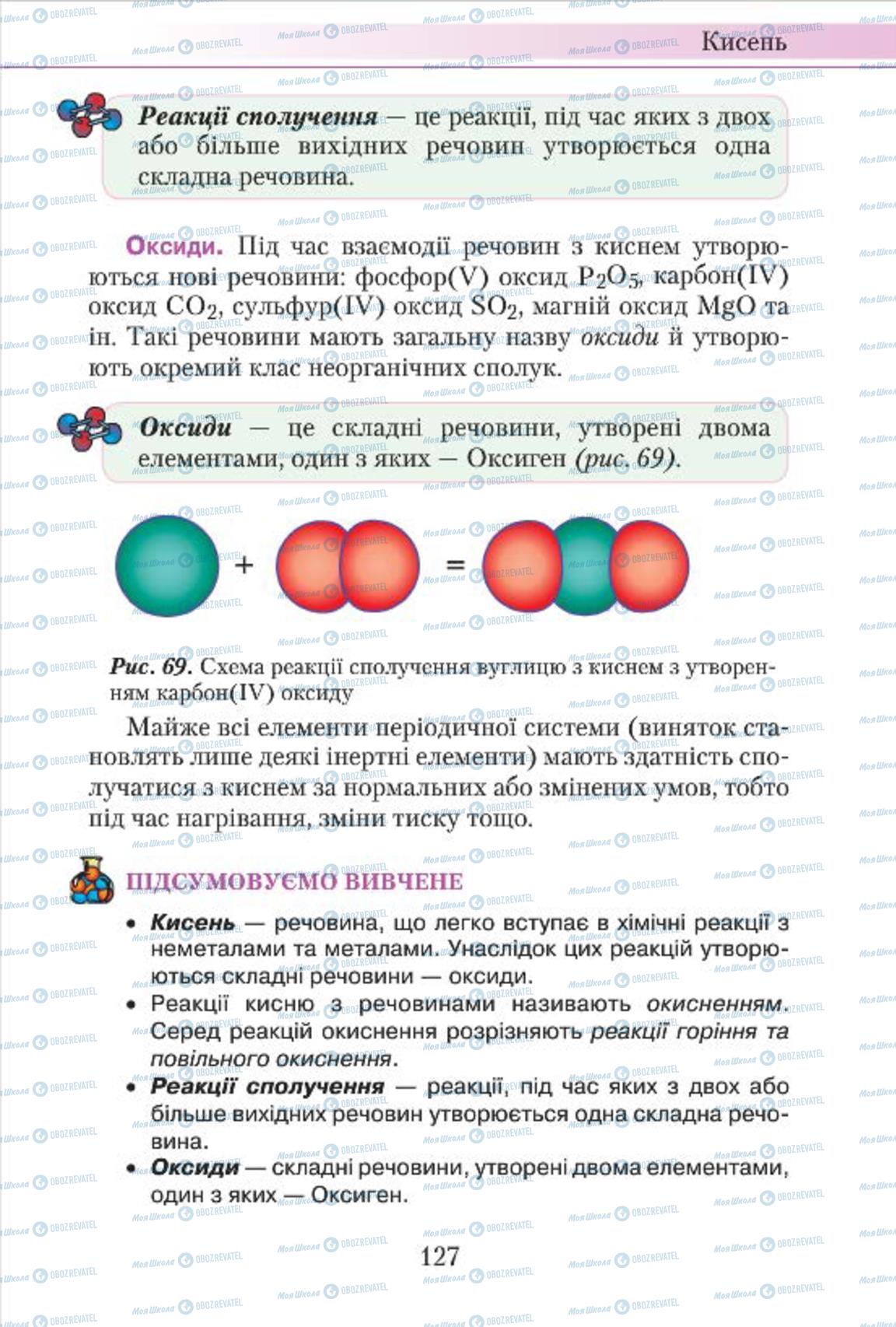 Учебники Химия 7 класс страница 127