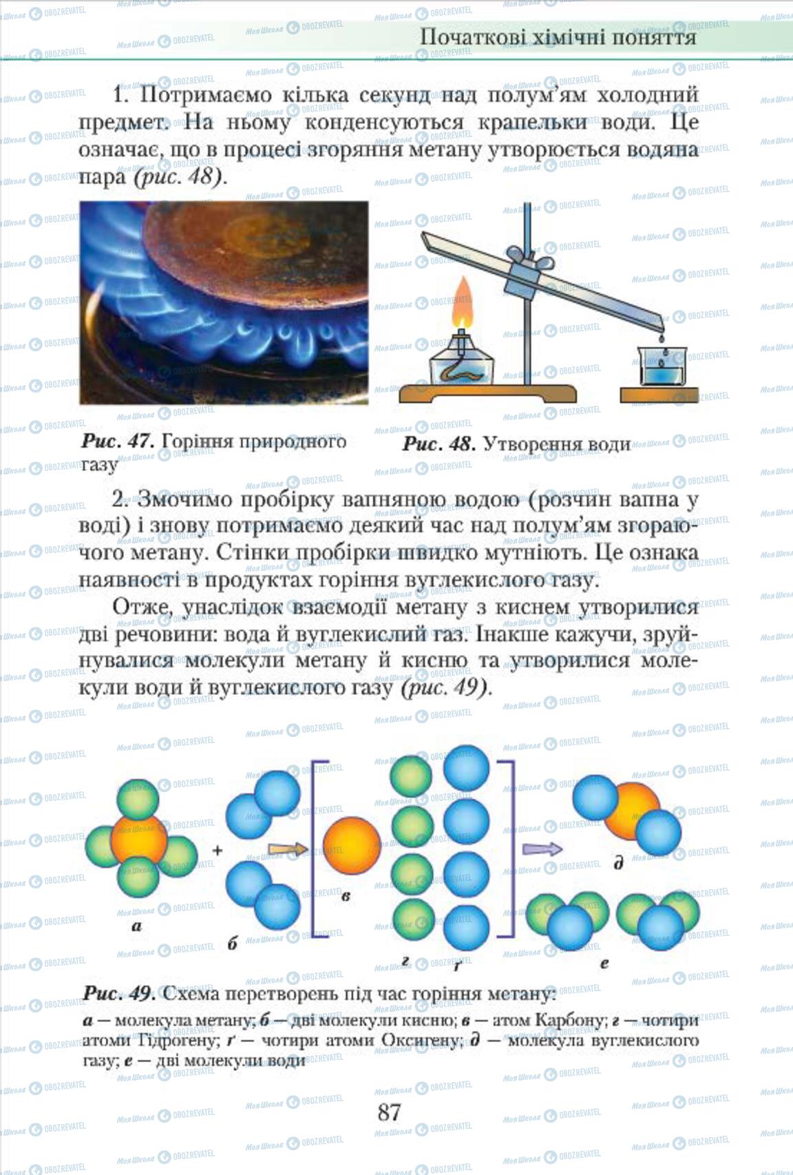 Підручники Хімія 7 клас сторінка 87