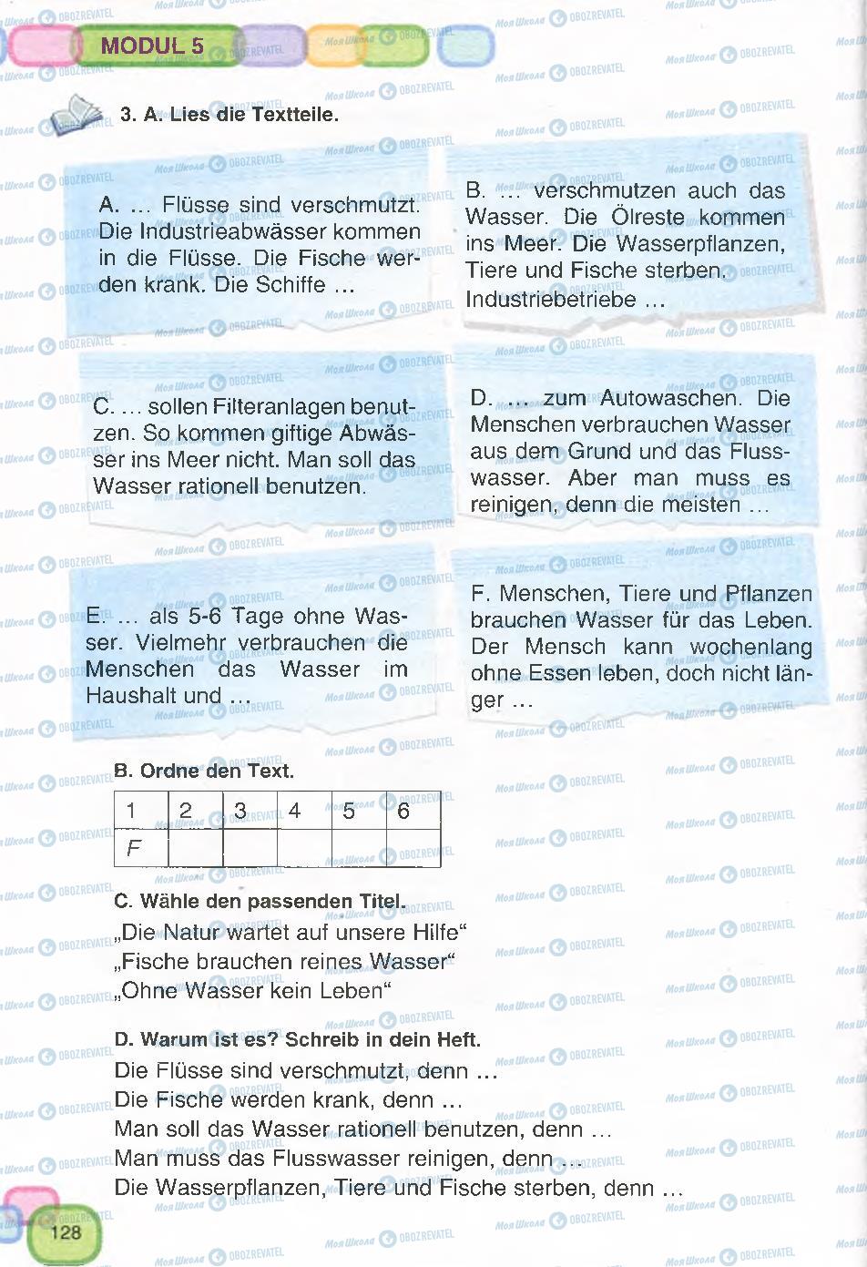 Підручники Німецька мова 7 клас сторінка 128