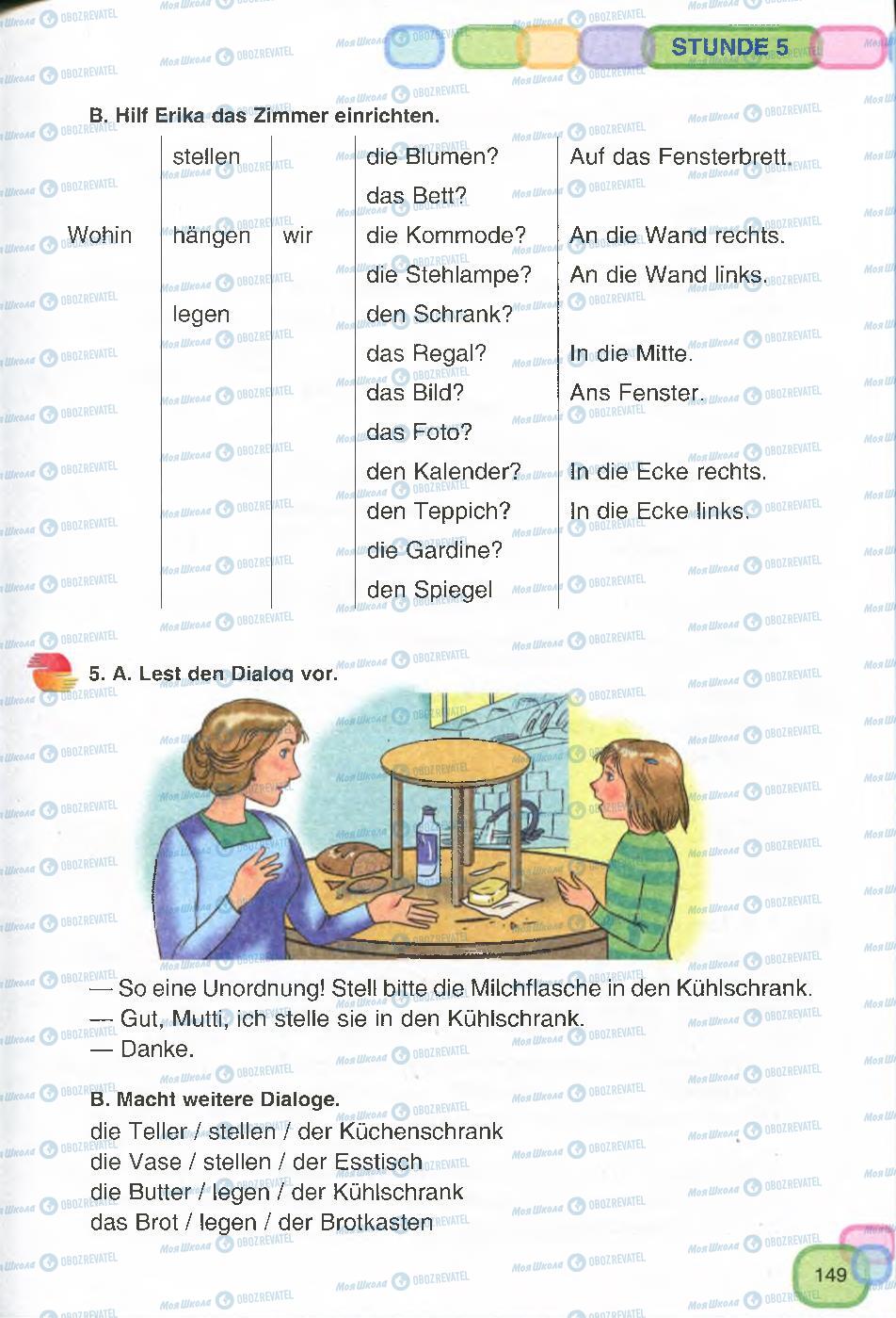 Підручники Німецька мова 7 клас сторінка 149