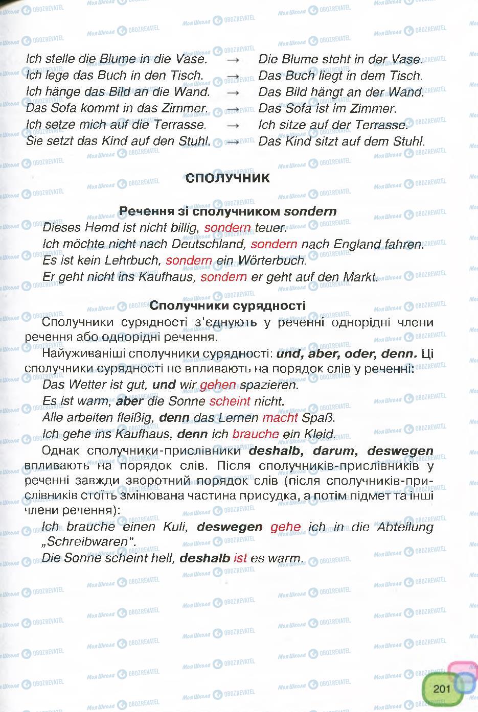 Учебники Немецкий язык 7 класс страница 201